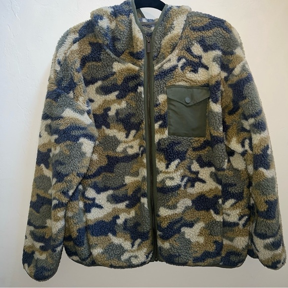 UGG Zip Sherpa Fleece Kadence Hoodie, women Medium - Picture 1 of 7